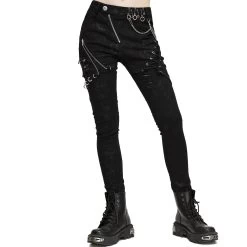 Pantalon 'Thorne' Noir Pour Femmes -Magasin De Mode pantalon thorne noir pour femmes 3