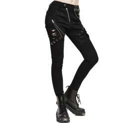 Pantalon 'Thorne' Noir Pour Femmes -Magasin De Mode pantalon thorne noir pour femmes 5