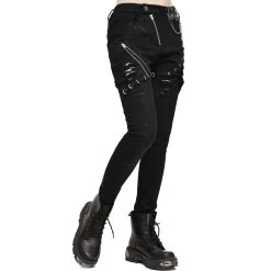 Pantalon 'Thorne' Noir Pour Femmes -Magasin De Mode pantalon thorne noir pour femmes 6