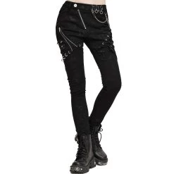 Pantalon 'Thorne' Noir Pour Femmes -Magasin De Mode pantalon thorne noir pour femmes 7