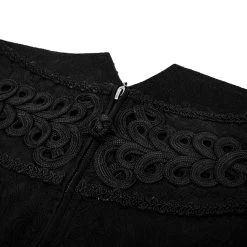 Pantalon 'Torero' En Brocart Noir -Magasin De Mode pantalon torero en brocart noir 11