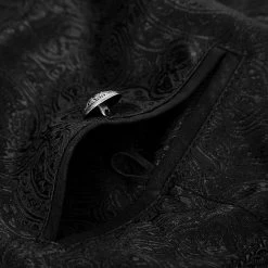 Pantalon 'Torero' En Brocart Noir -Magasin De Mode pantalon torero en brocart noir 17