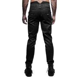 Pantalon 'Torero' En Brocart Noir -Magasin De Mode pantalon torero en brocart noir 5
