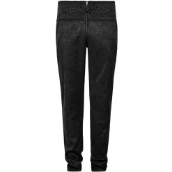 Pantalon 'Torero' En Brocart Noir -Magasin De Mode pantalon torero en brocart noir 7