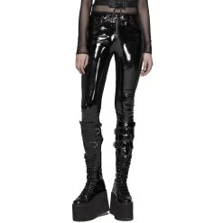 Pantalon 'Toxica' En Vinyle Noir -Magasin De Mode pantalon toxica en vinyle noir 12