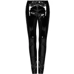 Pantalon 'Toxica' En Vinyle Noir -Magasin De Mode pantalon toxica en vinyle noir 16