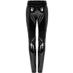 Pantalon 'Toxica' En Vinyle Noir -Magasin De Mode pantalon toxica en vinyle noir 17