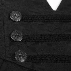 Pantalon 'Vampyr' En Brocart Noir 33 Pantalon 'Vampyr' En Brocart Noir -Magasin De Mode pantalon vampyr en brocart noir 11