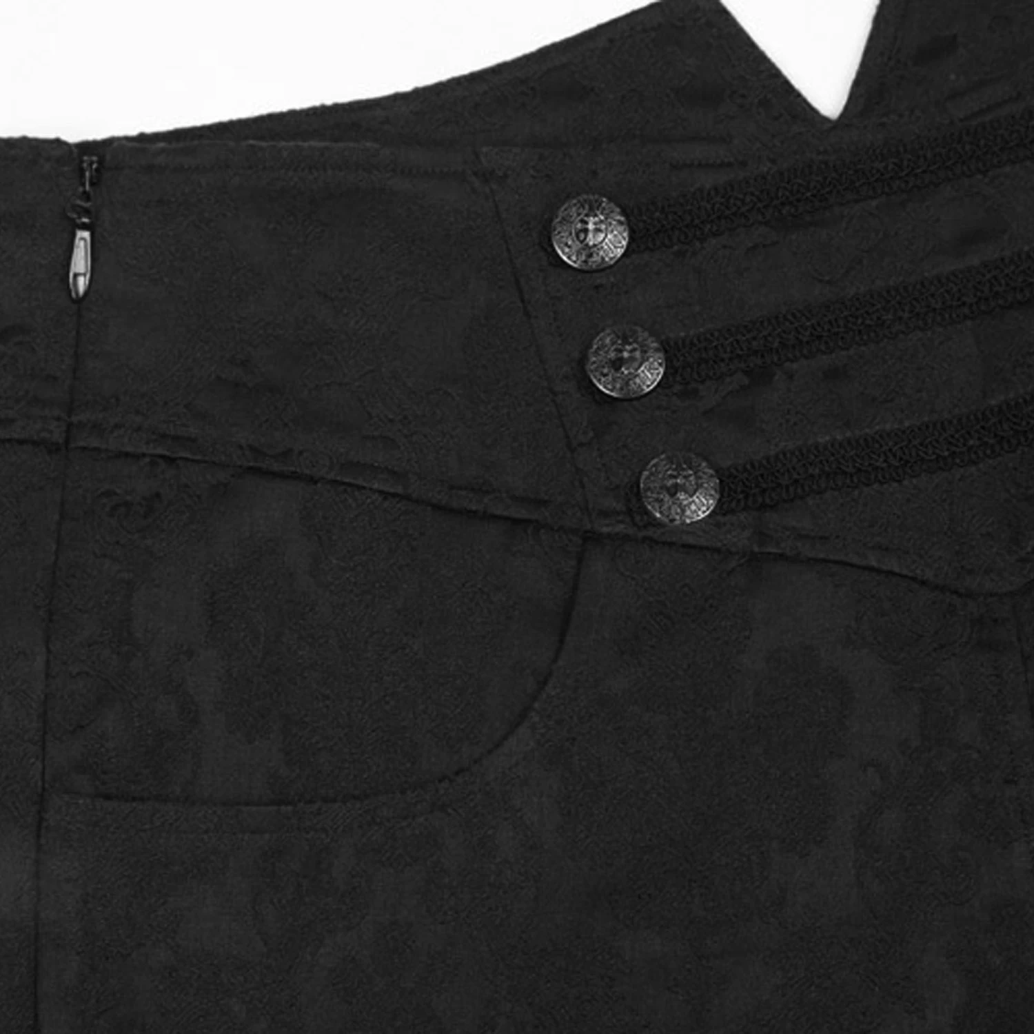 Pantalon 'Vampyr' En Brocart Noir 15 Pantalon 'Vampyr' En Brocart Noir – Image 13