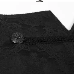 Pantalon 'Vampyr' En Brocart Noir 39 Pantalon 'Vampyr' En Brocart Noir -Magasin De Mode pantalon vampyr en brocart noir 17