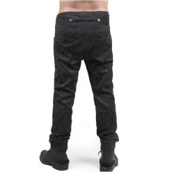 Pantalon 'Vampyr' En Brocart Noir 29 Pantalon 'Vampyr' En Brocart Noir -Magasin De Mode pantalon vampyr en brocart noir 7