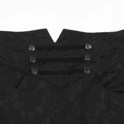 Pantalon 'Vampyr' En Brocart Noir 30 Pantalon 'Vampyr' En Brocart Noir -Magasin De Mode pantalon vampyr en brocart noir 8