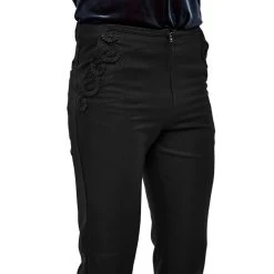 Pantalon Victorien 'Mc Dermot' Noir -Magasin De Mode pantalon victorien mc dermot noir 6