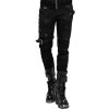 Pantalon Vintage 'Nazgul' Noir -Magasin De Mode pantalon vintage nazgul noir