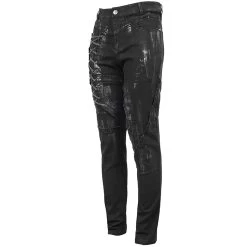 Pantalon 'Wasteland' En Jean Noir -Magasin De Mode pantalon wasteland en jean noir 10