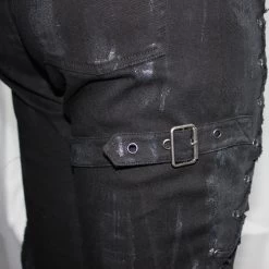 Pantalon 'Wasteland' En Jean Noir -Magasin De Mode pantalon wasteland en jean noir 15