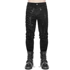 Pantalon 'Wasteland' En Jean Noir