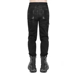 Pantalon 'Wasteland' En Jean Noir -Magasin De Mode pantalon wasteland en jean noir 5