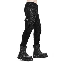 Pantalon 'Wasteland' En Jean Noir -Magasin De Mode pantalon wasteland en jean noir 6
