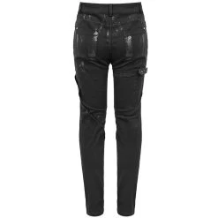 Pantalon 'Wasteland' En Jean Noir -Magasin De Mode pantalon wasteland en jean noir 8