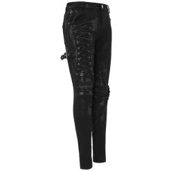 Pantalon 'Wasteland' Noir Pour Femmes -Magasin De Mode pantalon wasteland noir pour femmes 12