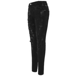 Pantalon 'Wasteland' Noir Pour Femmes -Magasin De Mode pantalon wasteland noir pour femmes 13