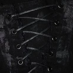 Pantalon 'Wasteland' Noir Pour Femmes -Magasin De Mode pantalon wasteland noir pour femmes 16