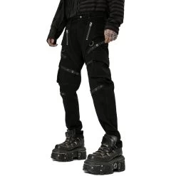 Pantalon 'Ywain' En Denim Noir -Magasin De Mode pantalon ywain en denim noir 7