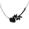 Pendentif 'Black Rose Enigma' -Magasin De Mode pendentif black rose enigma