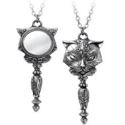 Pendentif 'Sacred Cat Vanitas' -Magasin De Mode pendentif sacred cat vanitas 1 2