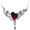 Pendentif 'The Blood Rose Heart'