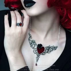 Pendentif 'The Blood Rose Heart' -Magasin De Mode pendentif the blood rose heart 3