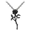 Pendentif 'The Romance Of The Black Rose' 2 Pendentif 'The Romance Of The Black Rose' -Magasin De Mode pendentif the romance of the black rose