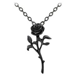 Pendentif 'The Romance Of The Black Rose'
