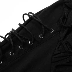 Polo à Capuche Et Manches Longues 'Destruction Unit'... 30 Polo à Capuche Et Manches Longues 'Destruction Unit'... -Magasin De Mode polo a capuche et manches longues destruction unit noir 12