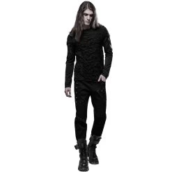 Polo Manches Longues 'Astaroth' Noir -Magasin De Mode polo manches longues astaroth noir 11