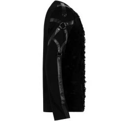 Polo Manches Longues 'Astaroth' Noir -Magasin De Mode polo manches longues astaroth noir 14