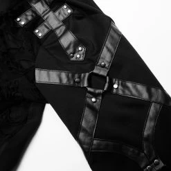 Polo Manches Longues 'Astaroth' Noir -Magasin De Mode polo manches longues astaroth noir 16