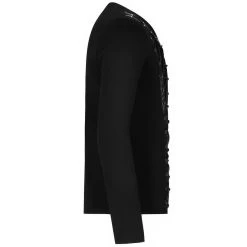 Polo Manches Longues 'Dark Devil' Noir -Magasin De Mode polo manches longues dark devil noir 10
