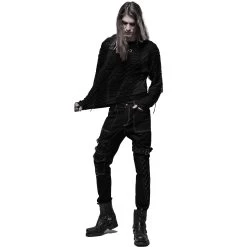 Polo Manches Longues 'Goth Broken' Noir 32 Polo Manches Longues 'Goth Broken' Noir -Magasin De Mode polo manches longues goth broken noir 11