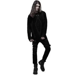 Polo Manches Longues 'Goth Broken' Noir 33 Polo Manches Longues 'Goth Broken' Noir -Magasin De Mode polo manches longues goth broken noir 12