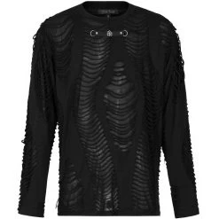 Polo Manches Longues 'Goth Broken' Noir 34 Polo Manches Longues 'Goth Broken' Noir -Magasin De Mode polo manches longues goth broken noir 13