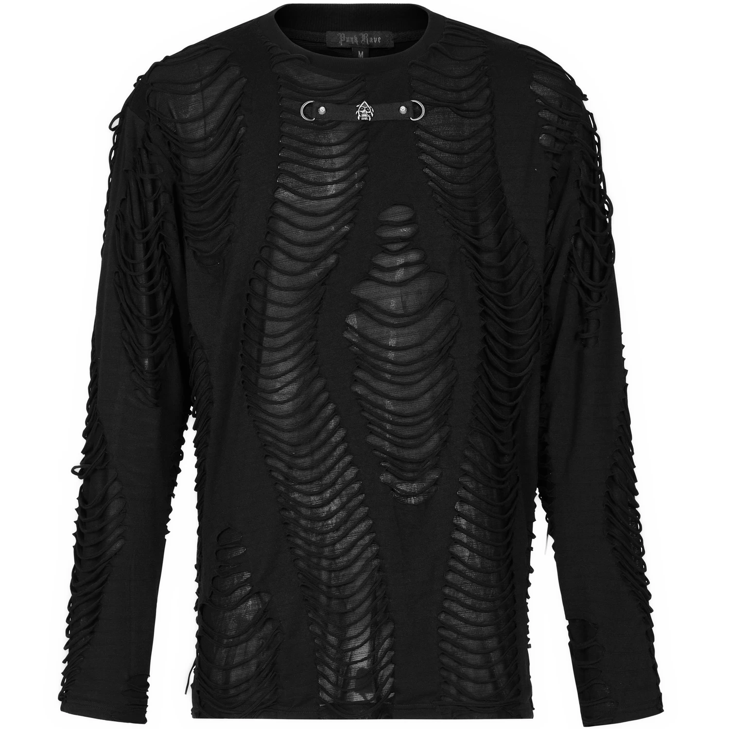 Polo Manches Longues 'Goth Broken' Noir 16 Polo Manches Longues 'Goth Broken' Noir – Image 14