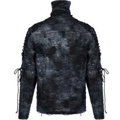 Polo Masque 'Samhain' Noir Et Bleu 30 Polo Masque 'Samhain' Noir Et Bleu -Magasin De Mode polo masque samhain noir et bleu 11