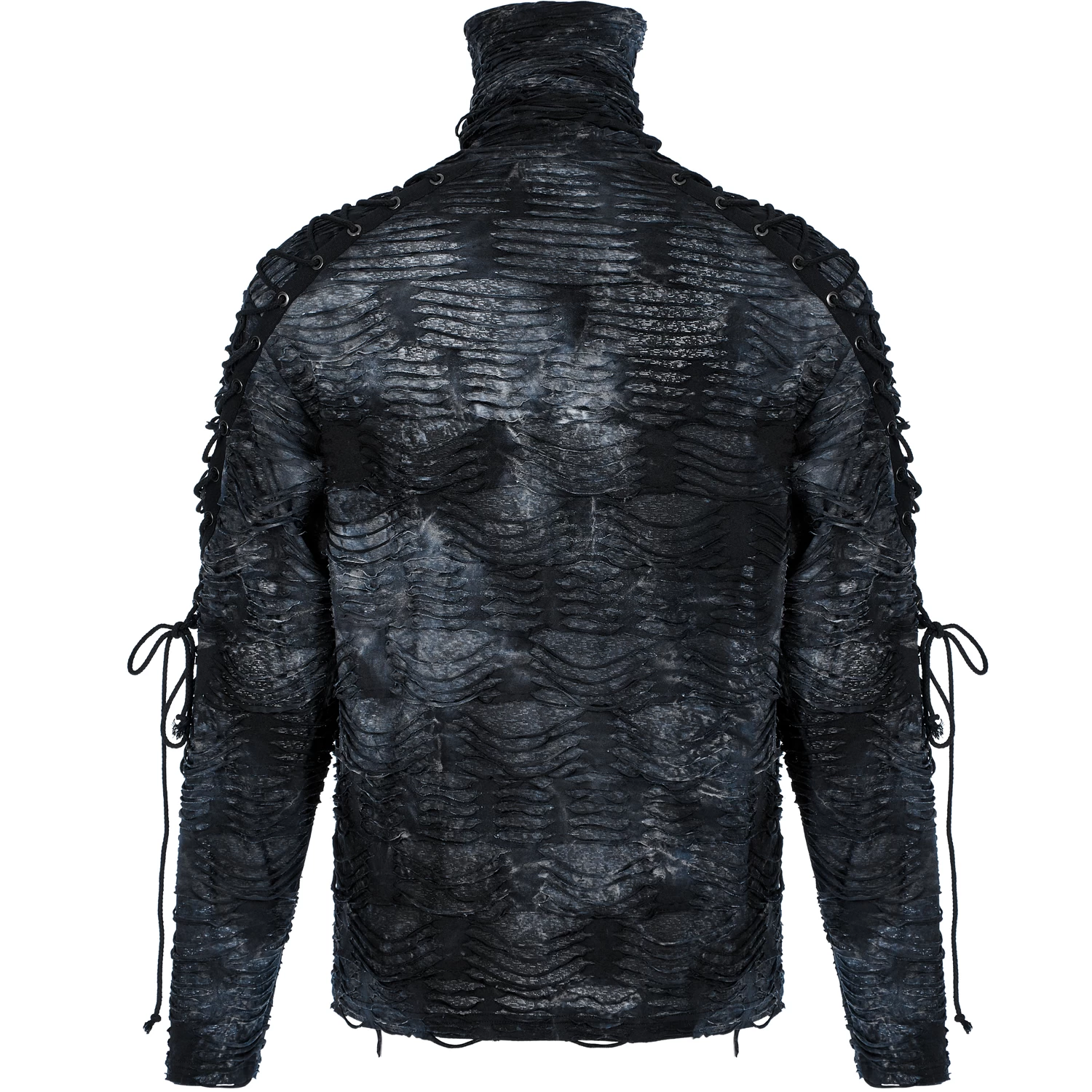 Polo Masque 'Samhain' Noir Et Bleu 14 Polo Masque 'Samhain' Noir Et Bleu – Image 12