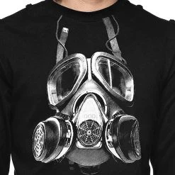 Polo 'Printed Gas Mask' Noir 8 Polo 'Printed Gas Mask' Noir -Magasin De Mode polo printed gas mask noir 2