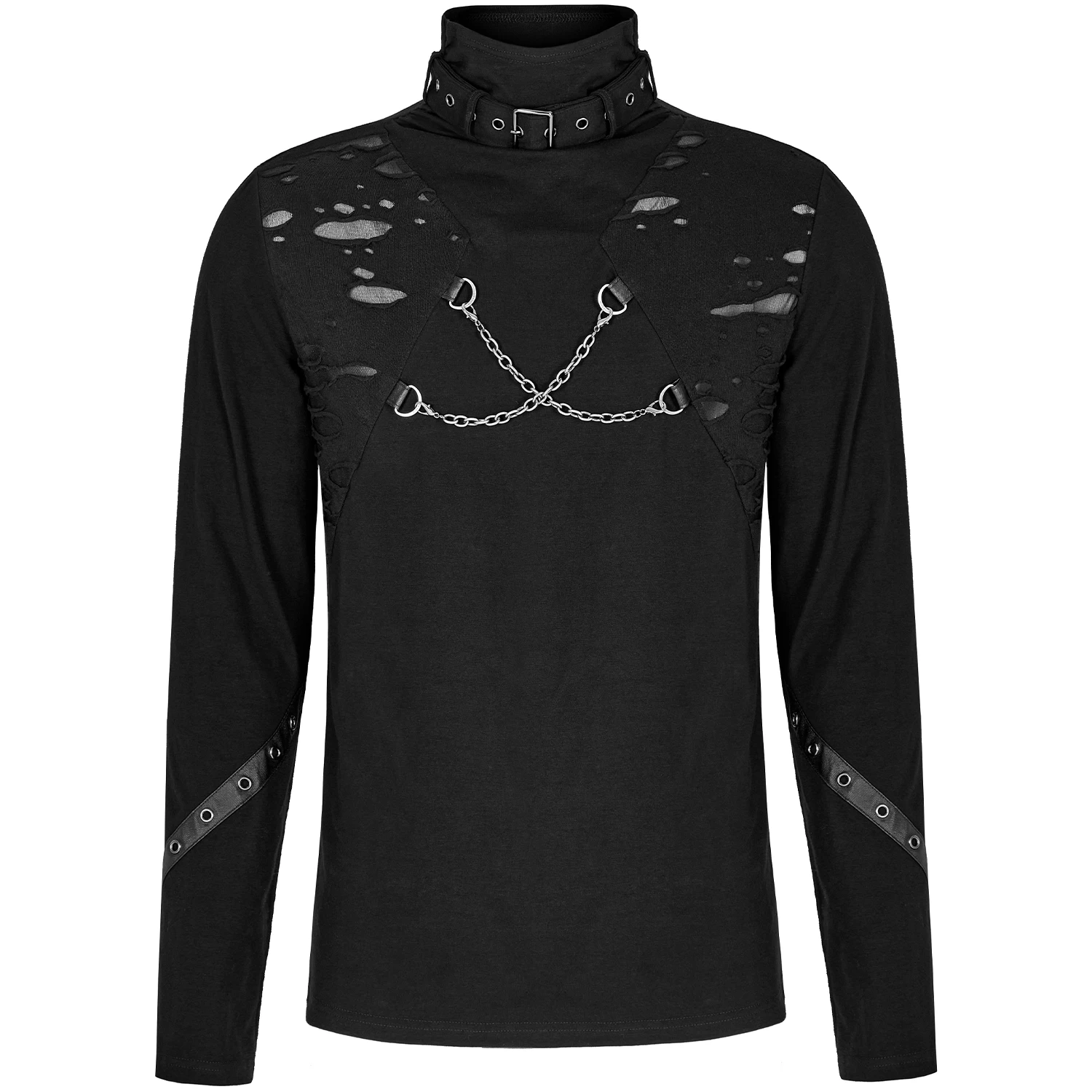 Polo 'Thanatos' Noir 3 Polo 'Thanatos' Noir