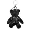Porte-Clés 'Punk Bear' Noir 1 Porte-Clés 'Punk Bear' Noir -Magasin De Mode porte cles punk bear noir