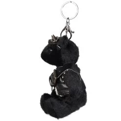 Porte-Clés 'Punk Bear' Noir -Magasin De Mode porte cles punk bear noir 2