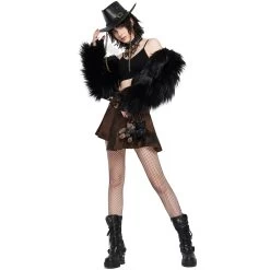 Porte-Clés 'Punk Bear' Noir -Magasin De Mode porte cles punk bear noir 9